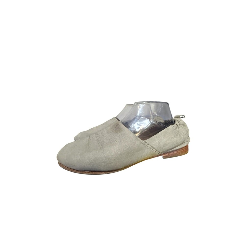 Poppy Barley At-Leisure Slip-On Womens Sz 10 Gray Cement Color Heeled Minimalist
